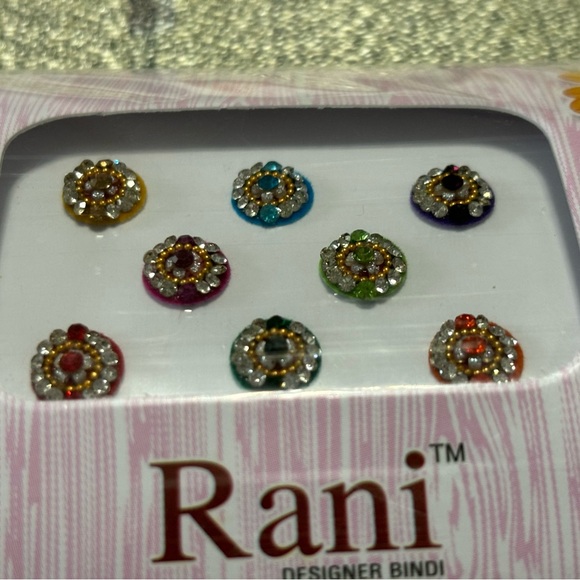 Round Multicolored Bindis, Forehead Gems, Body Jewels - Picture 5 of 9